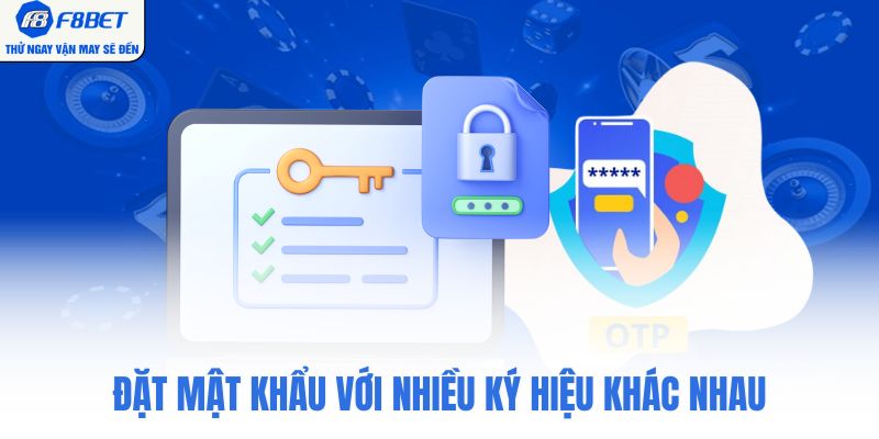 Đặt mật khẩu với nhiều ký hiệu khác nhau