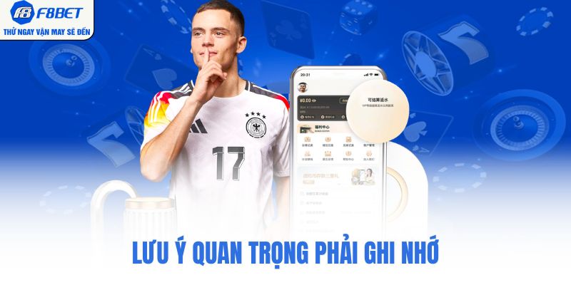 Lưu ý quan trọng phải ghi nhớ